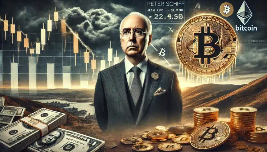 Peter Schiff prognostiziert Bitcoin-Absturz auf 75.000 $ angesichts anhaltender Marktverluste