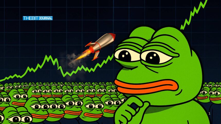 PEPE Coin Kurs steigt um 65 % in einer Woche, während risikofreudige Trader den Markt fluten