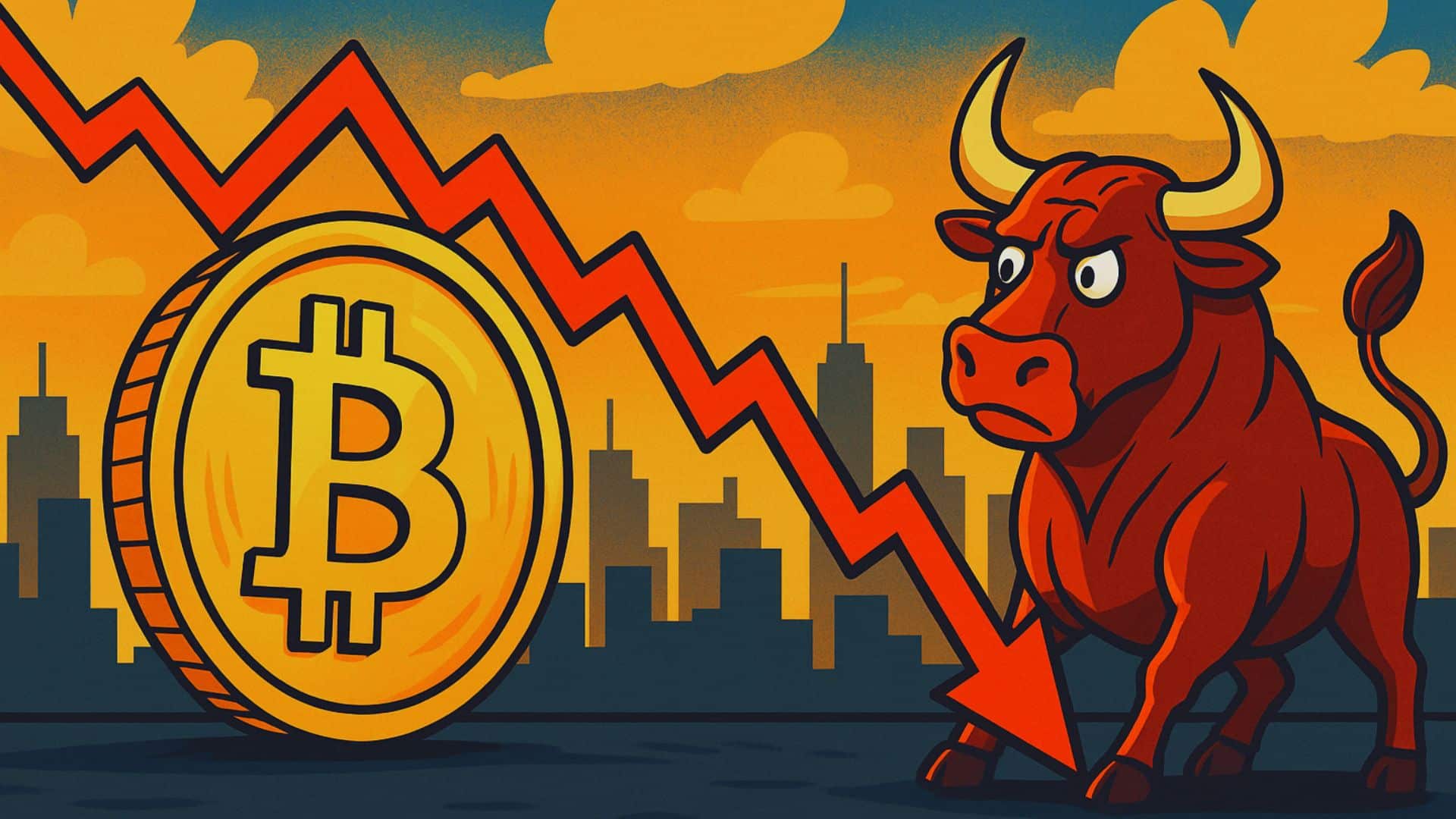 Bitcoin price dip