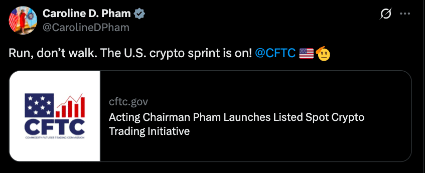 How CFTC’s ‘Crypto Sprint’ Paves Way for Regulated Spot Trading 8 CFTC spot crypto proposal
