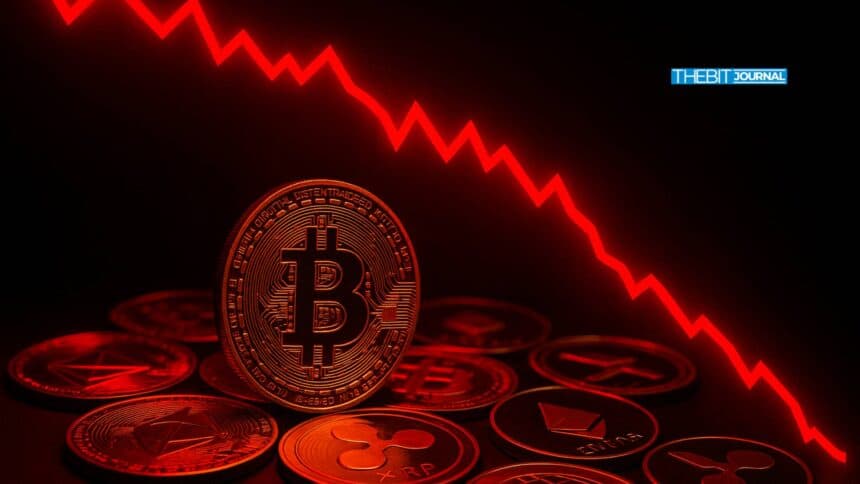 Krypto-Marktabverkauf: Fed-Wechsel und KI-Sorgen lösen starken Rückgang bei Bitcoin und Altcoins aus
