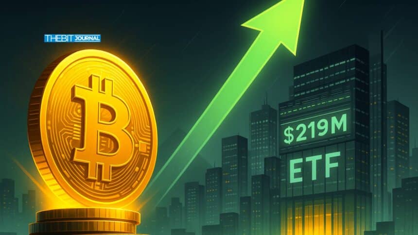 Bitcoin ETFs See $219M Inflows as Analysts Eye Historic Run to $1 Million 7 BTC price