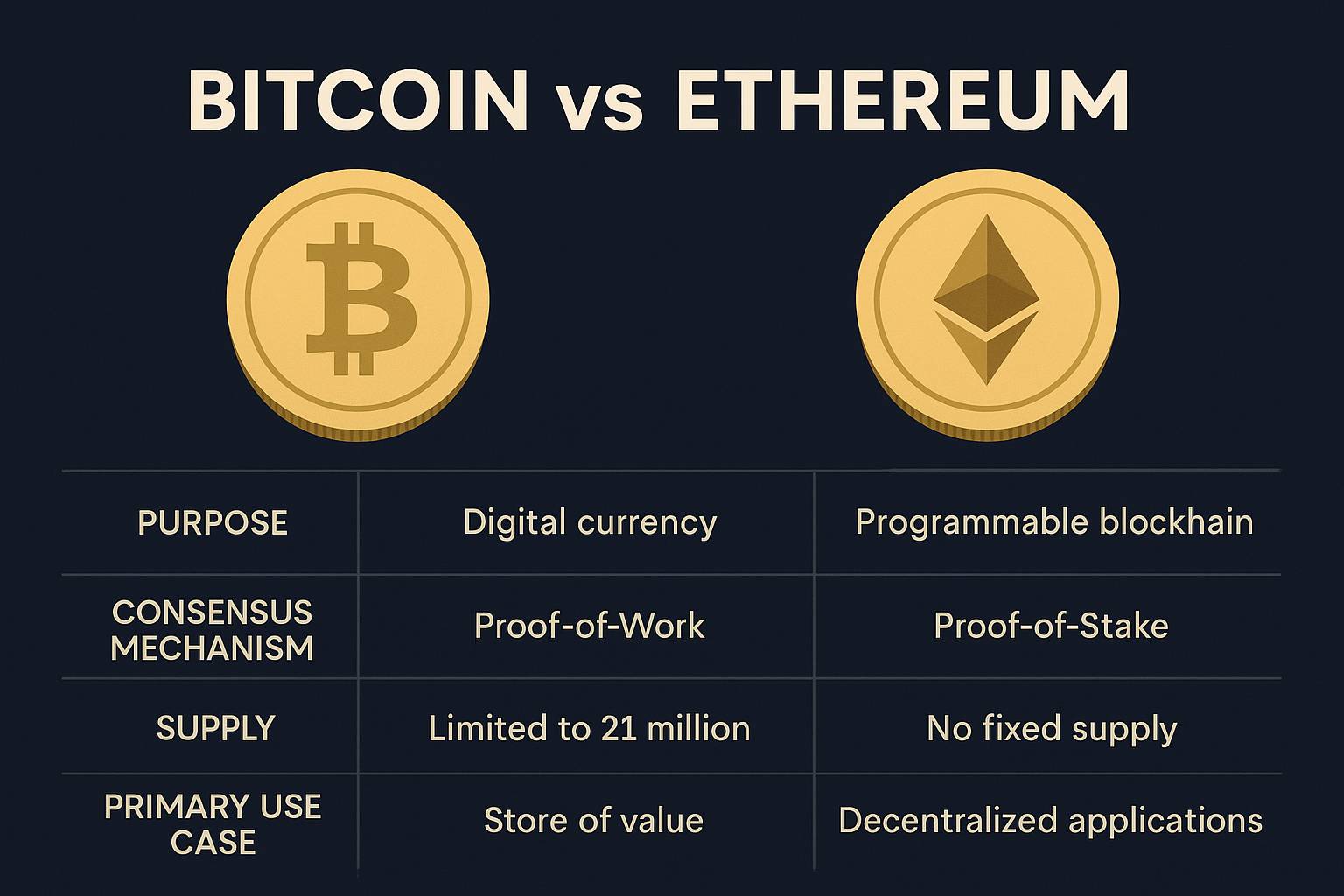 Bitcoin vs Ethereum: Key Differences Explained for Investors 9 Ethereum smart contracts