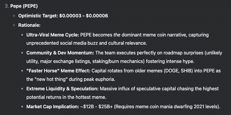 DeepSeek AI Price Prediction