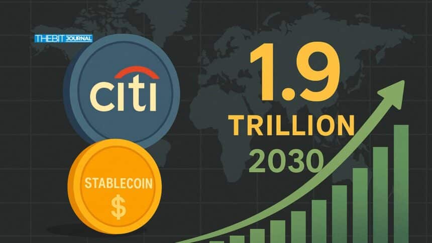 Citi Stablecoin Forecast Sees $1.9 Trillion Market by 2030 7 tokenized finance