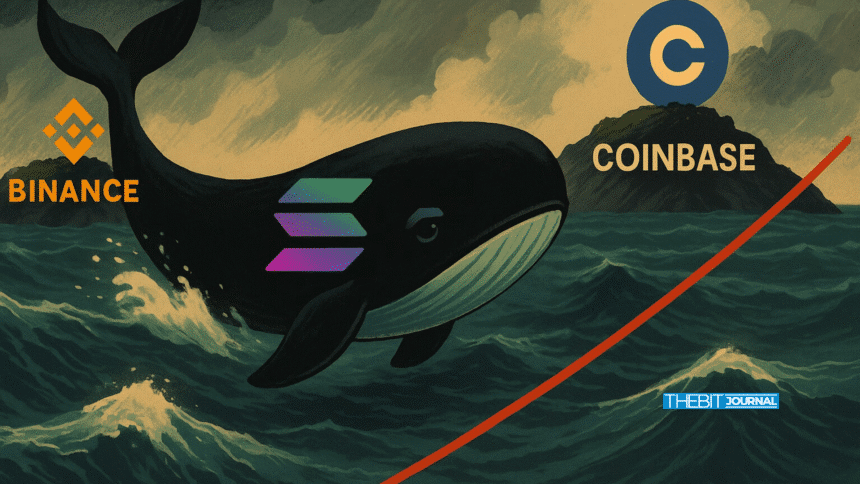 Solana Whale Activity Surges: $836M in SOL Moves to Binance, $54M to Coinbase 7 Solana Whale Activity Surges $836M in SOL Moves to Binance, $54M to Coinbase