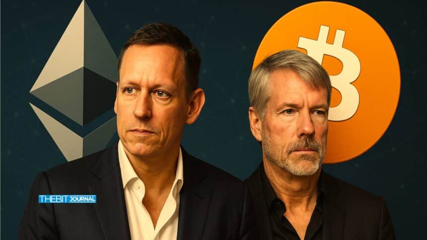 Peter Thiel vs Michael Saylor