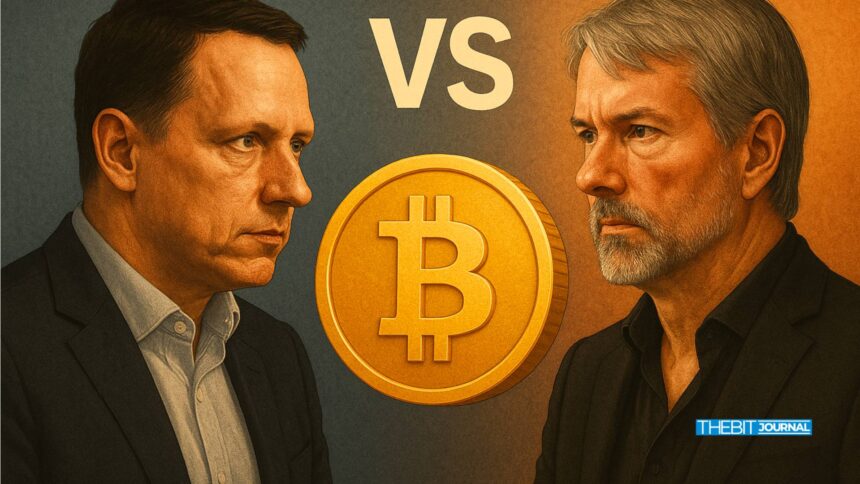 Peter Thiel gegen Michael Saylor: Wer gewinnt den Krieg um die Krypto-Kassen?