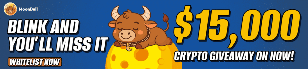 Tiny Bets, Huge Paydays: MoonBull $15K Giveaway Rolls Out, While ApeCoin and Pudgy Penguins Heat Up the Market = The Bit Journal