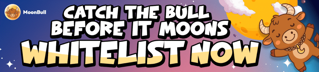 MoonBull Countdown – The 1000x Crypto Pick Before Whitelist Doors Slam Shut Alongside Pepe and Fartcoin Updates 1 MoonBull Countdown – The 1000x Crypto Pick Before Whitelist Doors Slam Shut Alongside Pepe and Fartcoin Updates = The Bit Journal