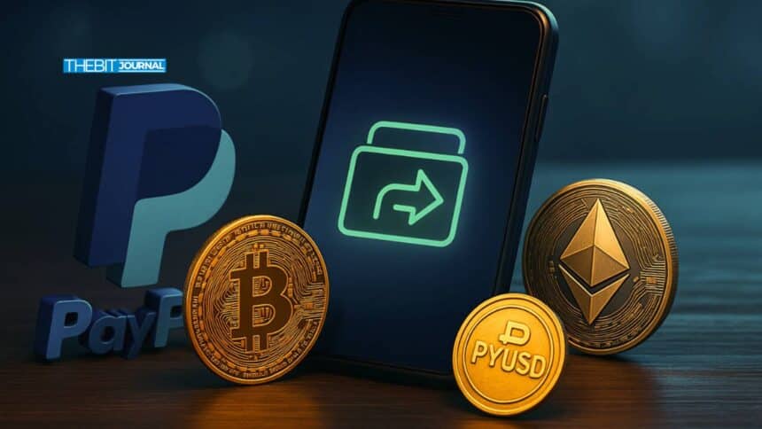 PayPal Adds Bitcoin, Ethereum, and Stablecoin P2P Payments