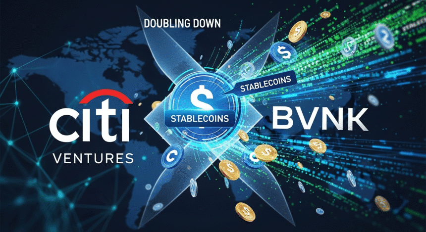 Why Citi Ventures’ BVNK Investment Could Be the Turning Point for Stablecoins 7 Citi Ventures Doubles Down on Stablecoins with BVNK Investment