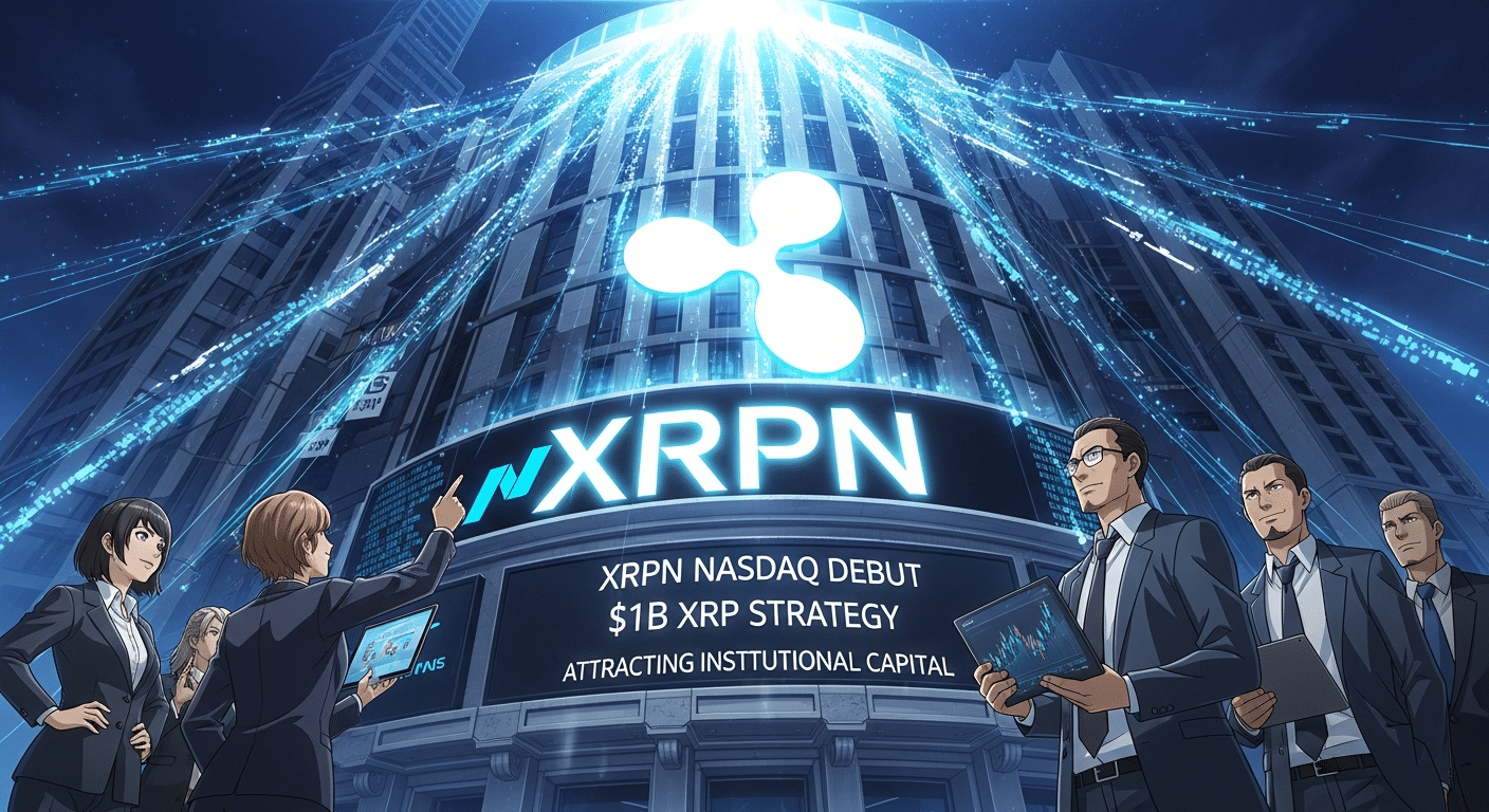 XRPN Nasdaq Debut: $1B XRP Strategy Aims to Attract Institutional Capital