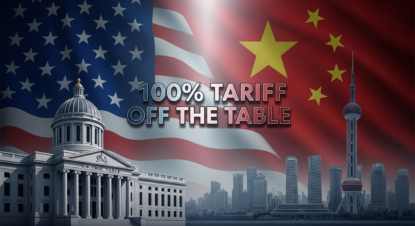 US-China Trade Deal: 100% Tariff on China 'Off the Table,' Says Treasury Secretary