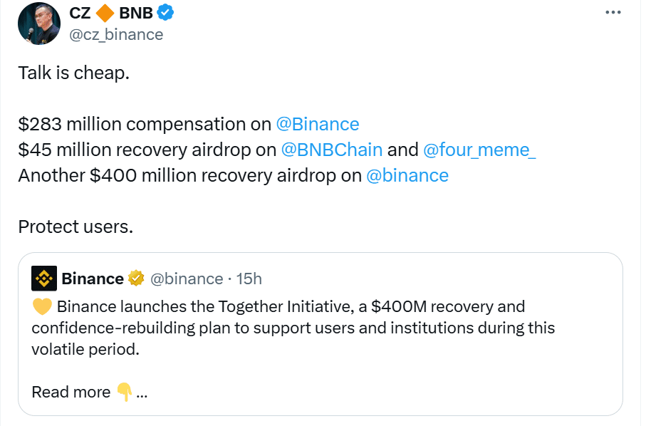 Binance’s $400 Million 