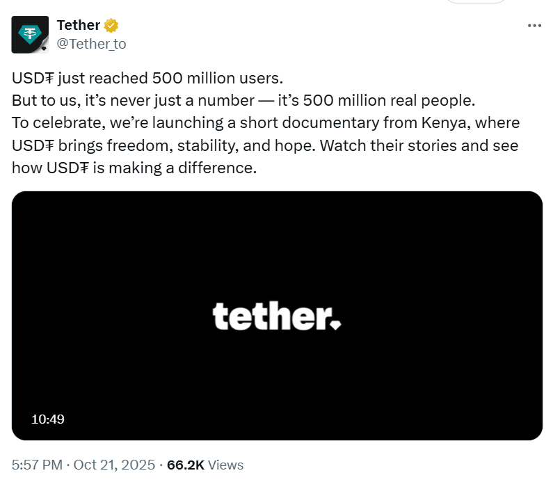 Is Tether the New Dollar? 500 Million Users Say Yes 8 USDT Adoption Growth