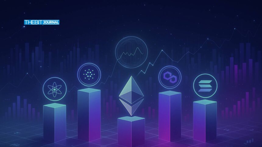 Proof-of-Stake-Coins 2025: Nach Marktkapitalisierung und Investorenwachstum bewertet