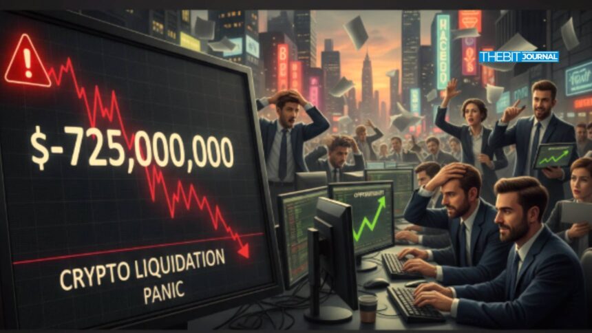 Massive $725M Crypto Liquidation Sparks Panic But Some See Opportunity