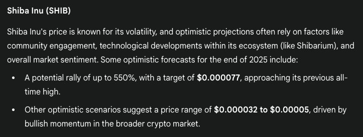 Google’s Gemini AI Predicts Big Gains for XRP, Pi Network, and SHIB 10 Gemini AI Predictions