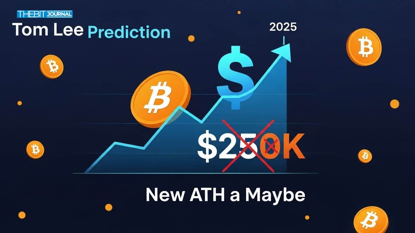 Tom Lee Backs Away From $250K Bitcoin Call As 2025 Volatility Bites 8 Tom Lee Revises $250K Bitcoin Prediction