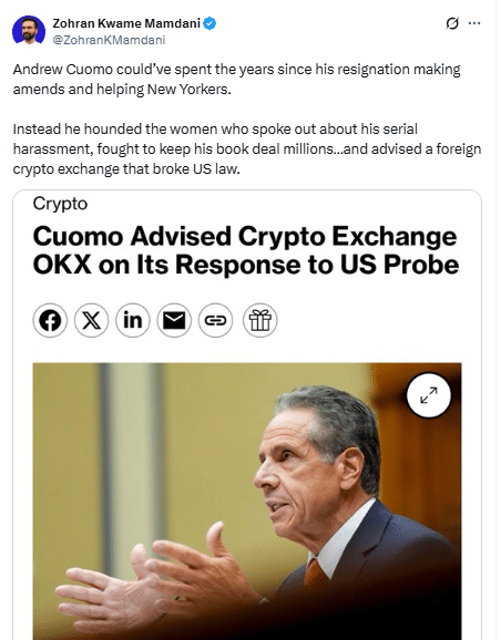 What Zohran Mamdani’s Win as NYC Mayor Means for Crypto 28 Zohran Mamdani