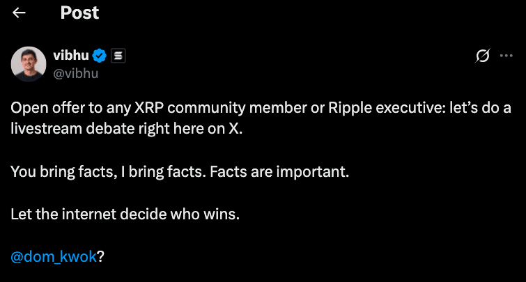 Solana Outpaces XRP in Network Activity: 2.5M Accounts vs 25K on XRPL 20 Solana vs Ripple Challenge