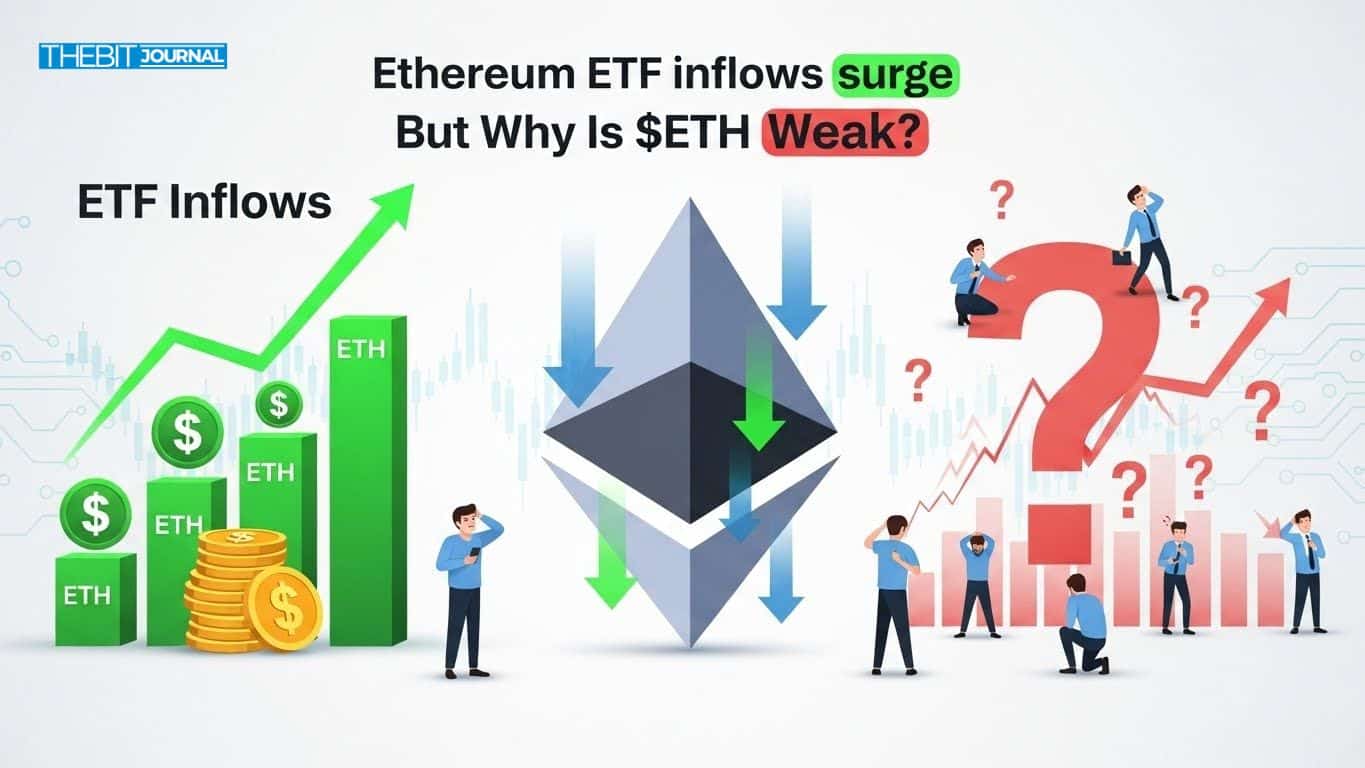 Ethereum ETFs Pulled In $175M So Why Is $ETH Still Stuck at $3K? 2 Ethereum ETF inflows: $175M in Two Days, But Why Is ETH Still Weak?