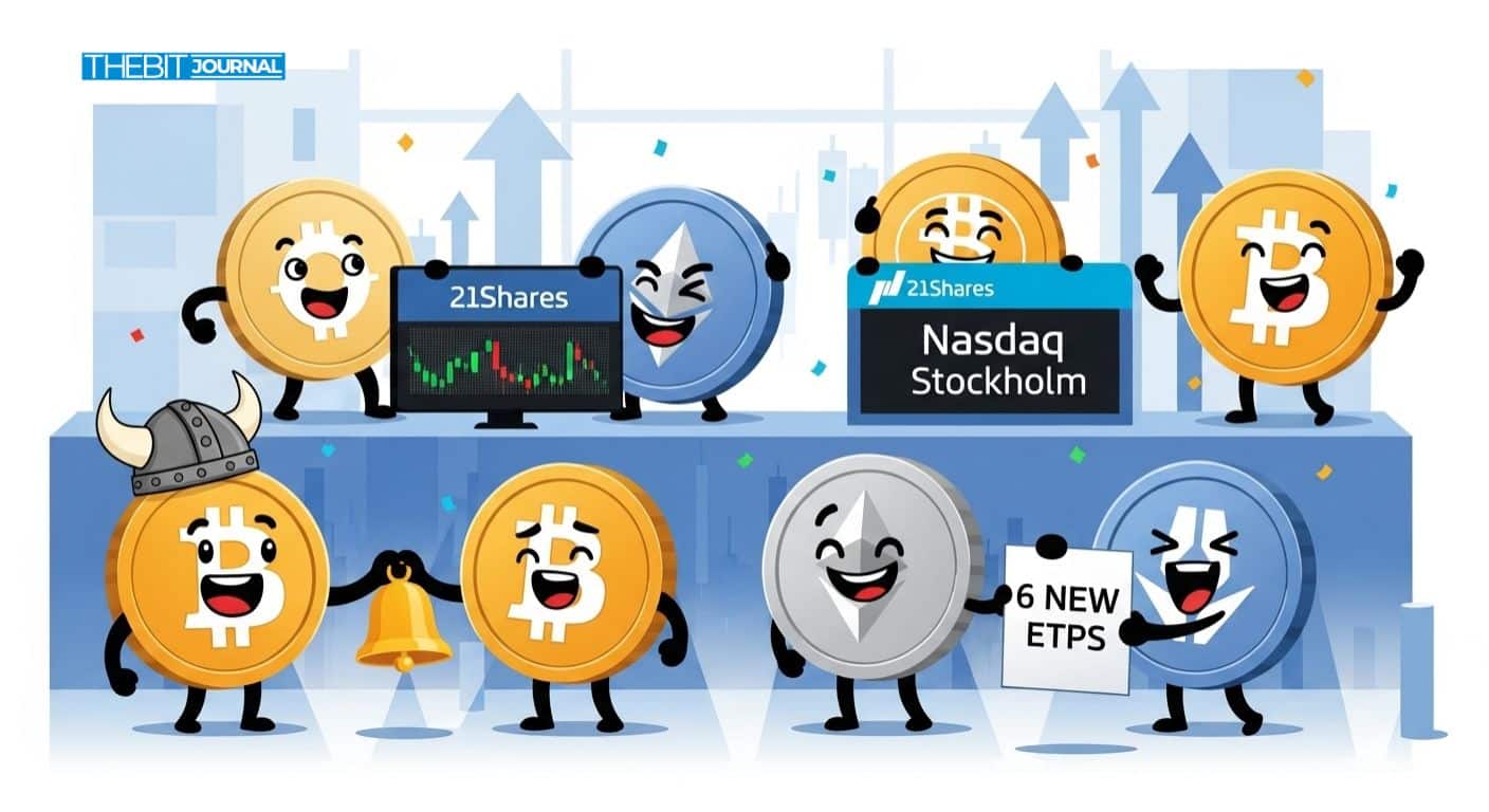 How 21Shares Turns Nasdaq Stockholm Into A Crypto ETP Hub For The Nordic Region 8 Six New 21Shares Crypto ETPs Listed on Nasdaq Stockholm