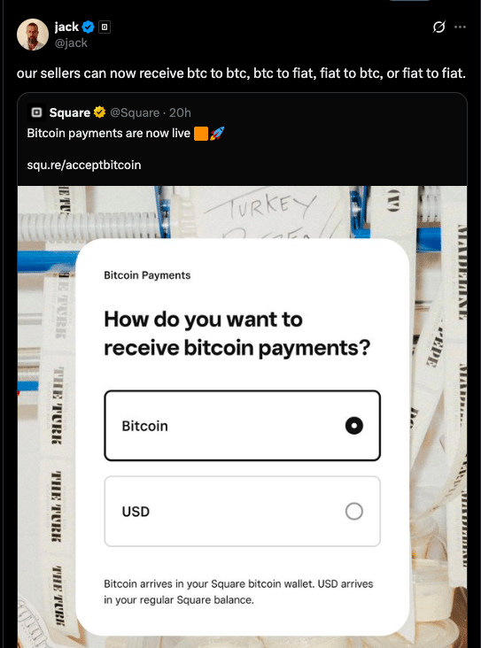 How Square’s new Bitcoin Payments works: fees, Lightning, and merchant setup 1 Square’s Bitcoin Payments Rollout Ignites Crypto Checkout Revolution
