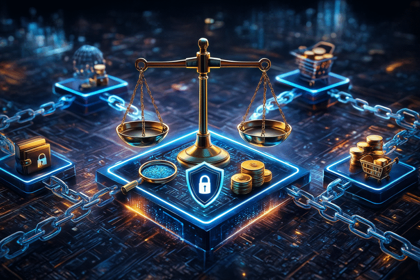 AML for blockchain aims to stop illegal money from moving through crypto networks.