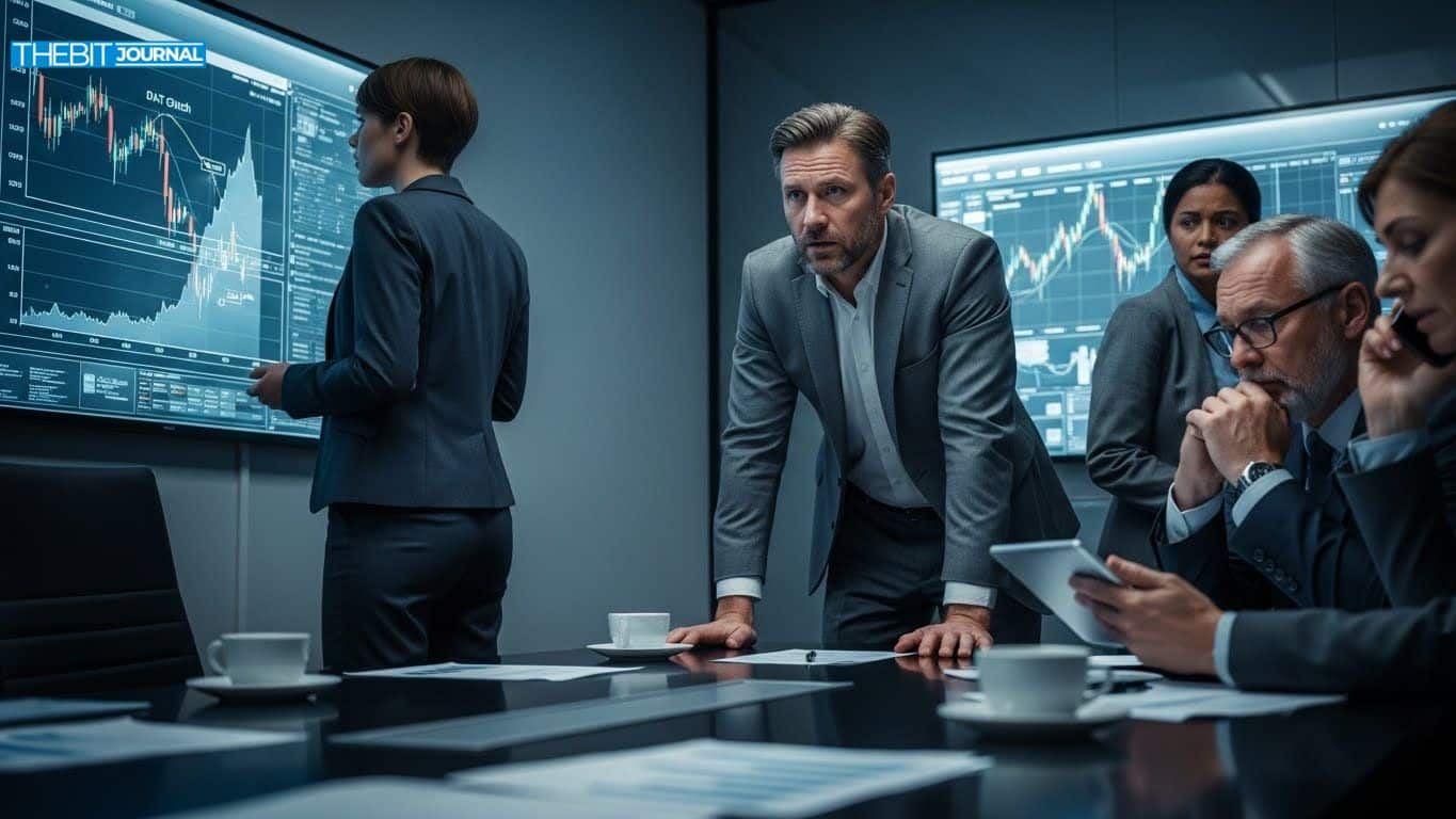 Crypto Treasury Firms Under Pressure as DAT Infinite Money Glitch Fades