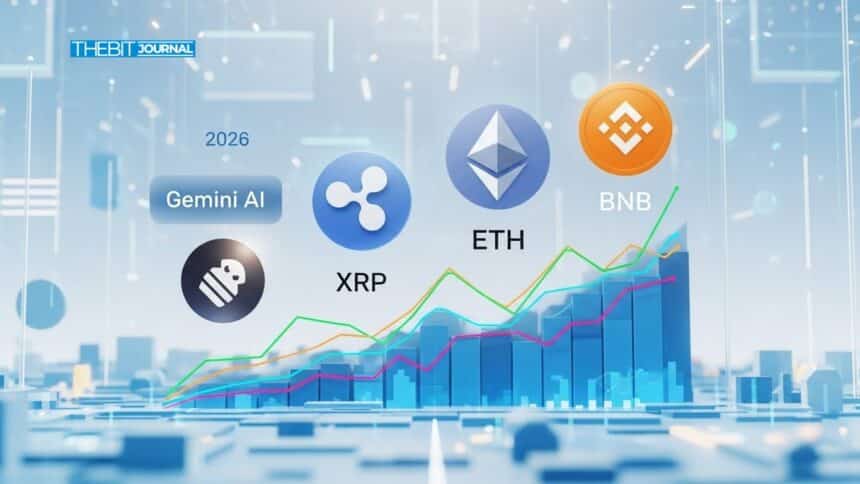 Altcoin 2026 Price Predictions: Gemini AI Charts Possible Futures for XRP, ETH, and BNB