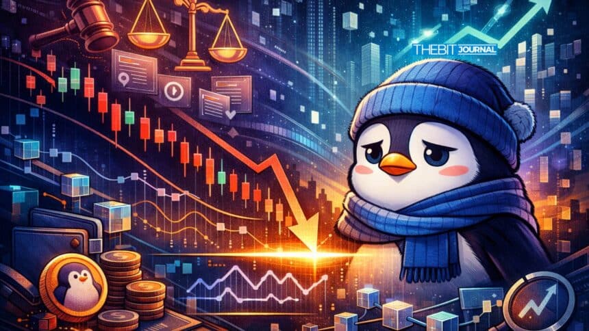 PENGU Sinks 73% Over 5 Months With Momentum Still Pointing Lower