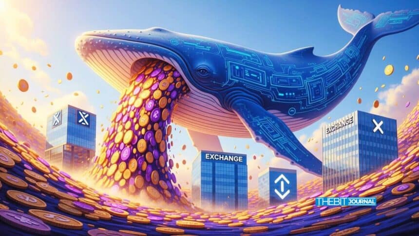Solana Whale Sell-Off 100,000 SOL Sent to Exchanges as Netflows Spike
