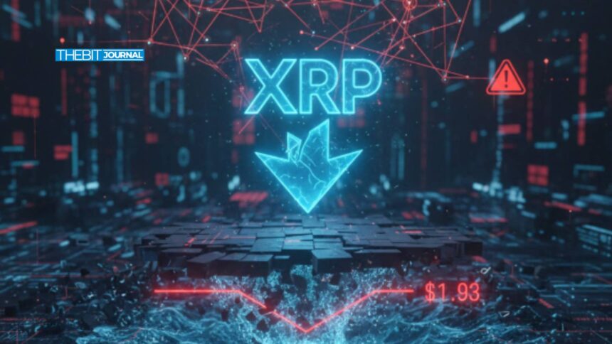 XRP Falls Below $1.93 as Short-Term Market Turns Cautious