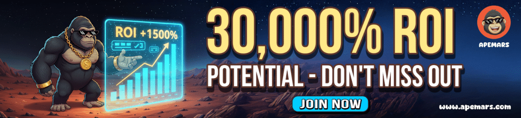 1000x Meme Coin Opportunity: APEMARS Whitelist Filling Fast, Pepe and Fartcoin Continue to Attract Investors