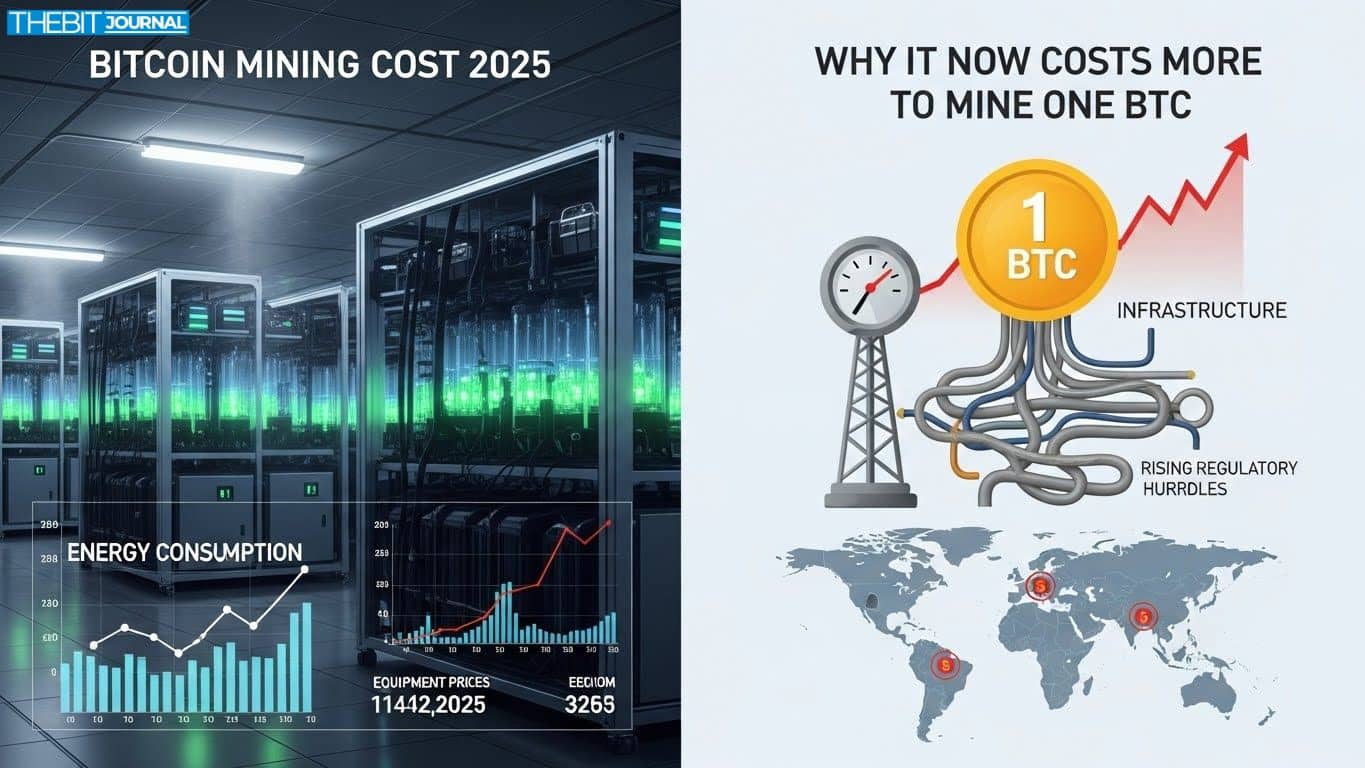 Bitcoin Mining Cost 2025: Why It Now Costs $137,800 to Mine One BTC
