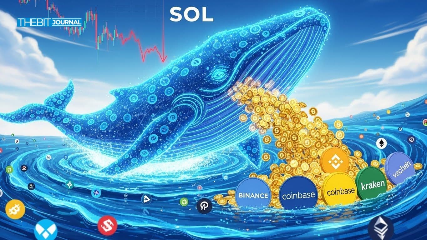 Solana Whale Sell-Off: 100,000 SOL Floods Exchanges