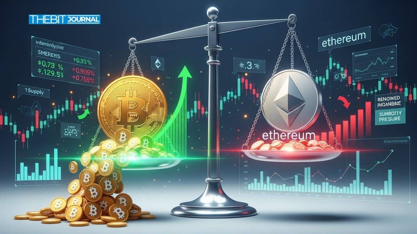 BTC–ETH Crypto Supply Crisis? Data Shows Liquidity Draining Fast in 2025 9 Crypto Supply Imbalance Intensifies as Market Faces Renewed Liquidity Pressure