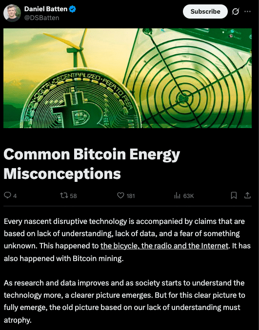 9 Bitcoin Mining Energy Myths the Data Doesn’t Back Up 8 Data Debunks Bitcoin Mining Energy Myths, ESG Expert Says