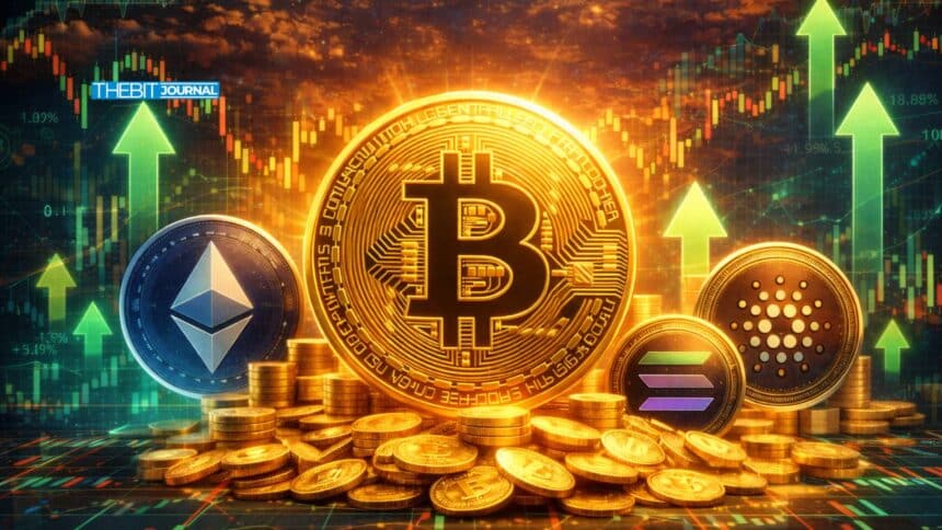 Bitcoin Price Surges Past $95,000 as Ether, Solana and Cardano Jump 8% 7 Bitcoin Price Surges Past $95,000 as Ether, Solana and Cardano Jump 8%
