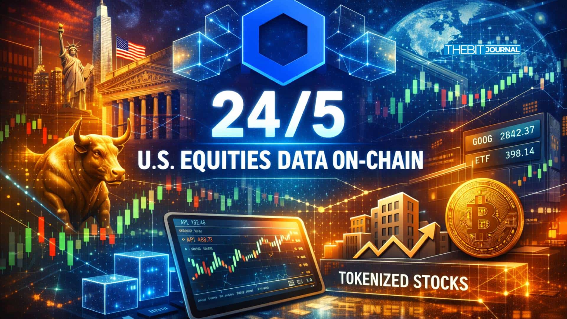 Chainlink Launches 24/5 Equity Price Feeds as Tokenized Stocks Grow