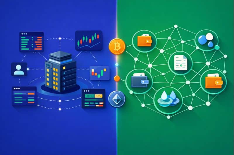 DEX vs CEX Comparison 2026: Fees, Safety, and Regulation 7 DEX vs CEX Comparison 2026: Fees, Safety, and Regulation