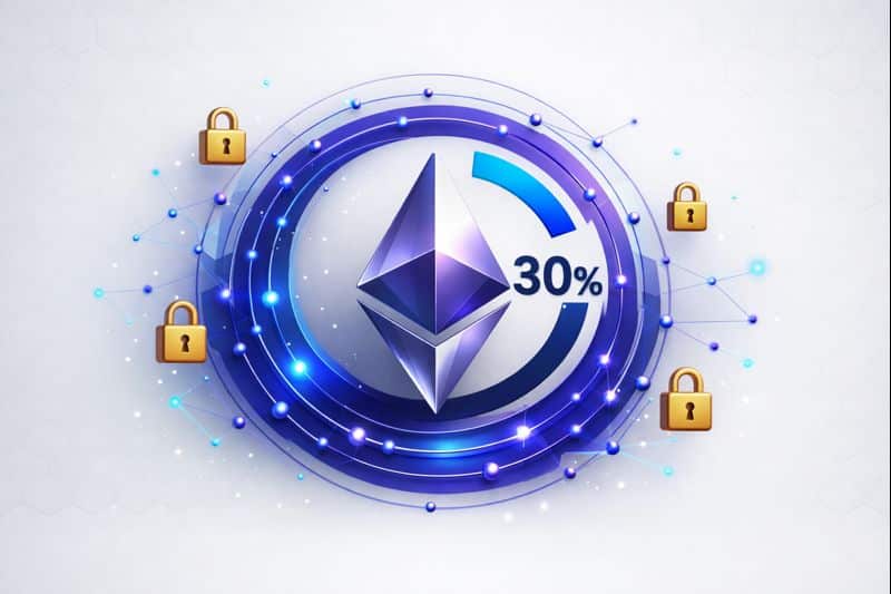 Nearly 30% of Ethereum Supply Is Now Staked: Why This Milestone Matters
