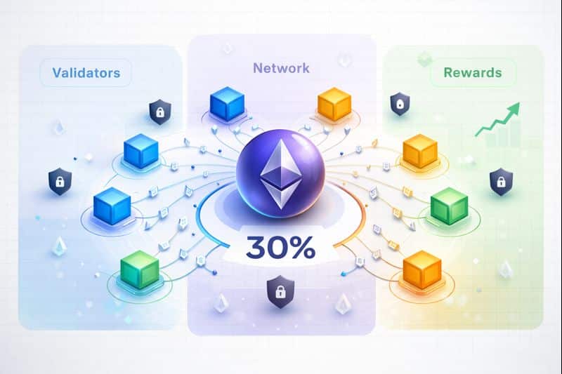 Nearly 30% of Ethereum Supply Is Now Staked: Why This Milestone Matters