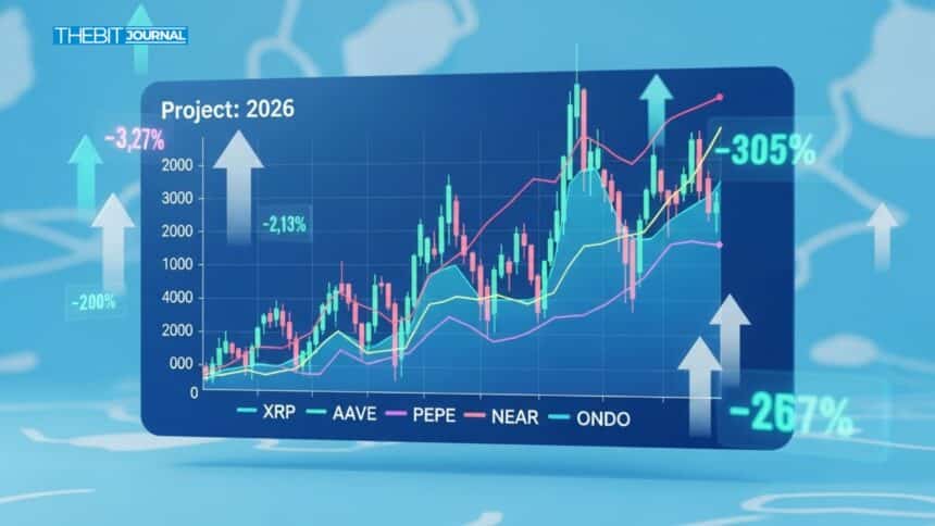Top 5 Coins Price Prediction 2026: XRP, AAVE, PEPE, NEAR, Ondo 7 Top 5 Crypto Price Prediction 2026: XRP, AAVE, PEPE, Near protocol, Ondo