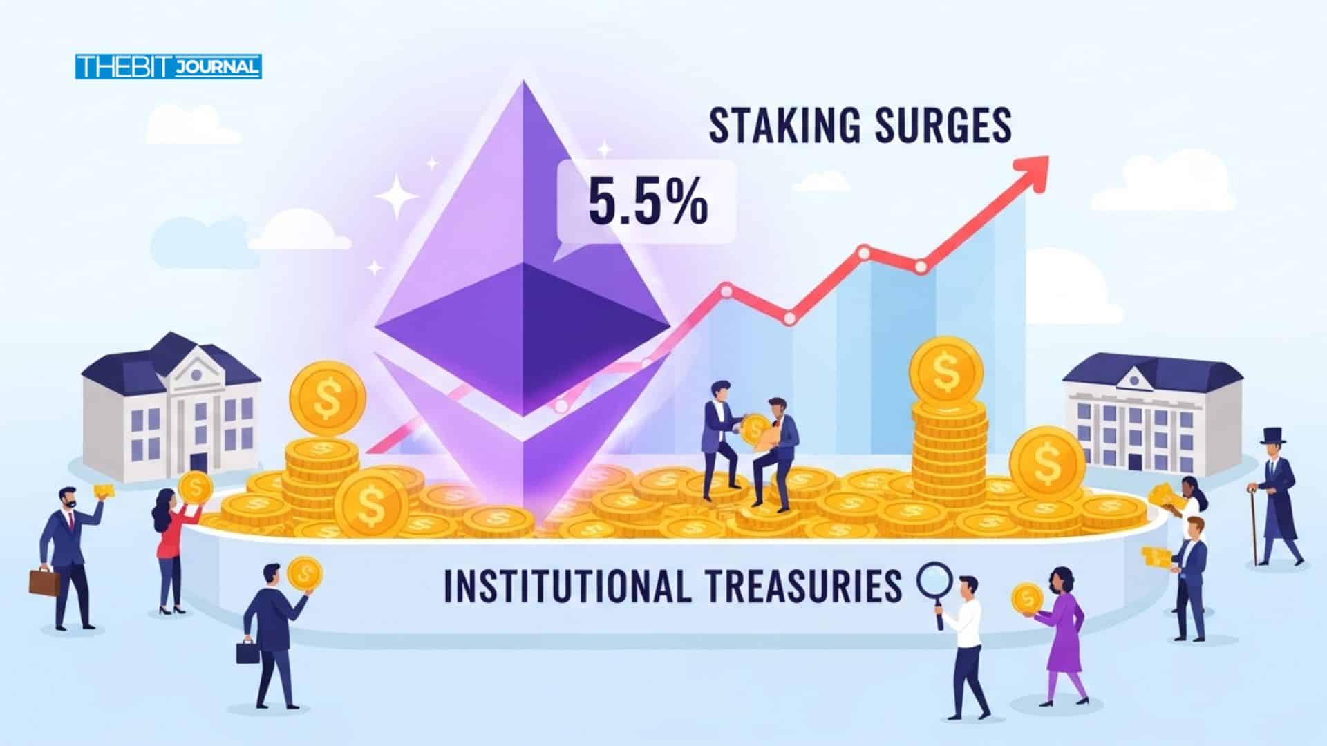 Ethereum Staking Expands as Corporate Treasuries Lock Up 5.5% of ETH 8 Ethereum Staking Expands as Corporate Treasuries Control 5.5% of ETH