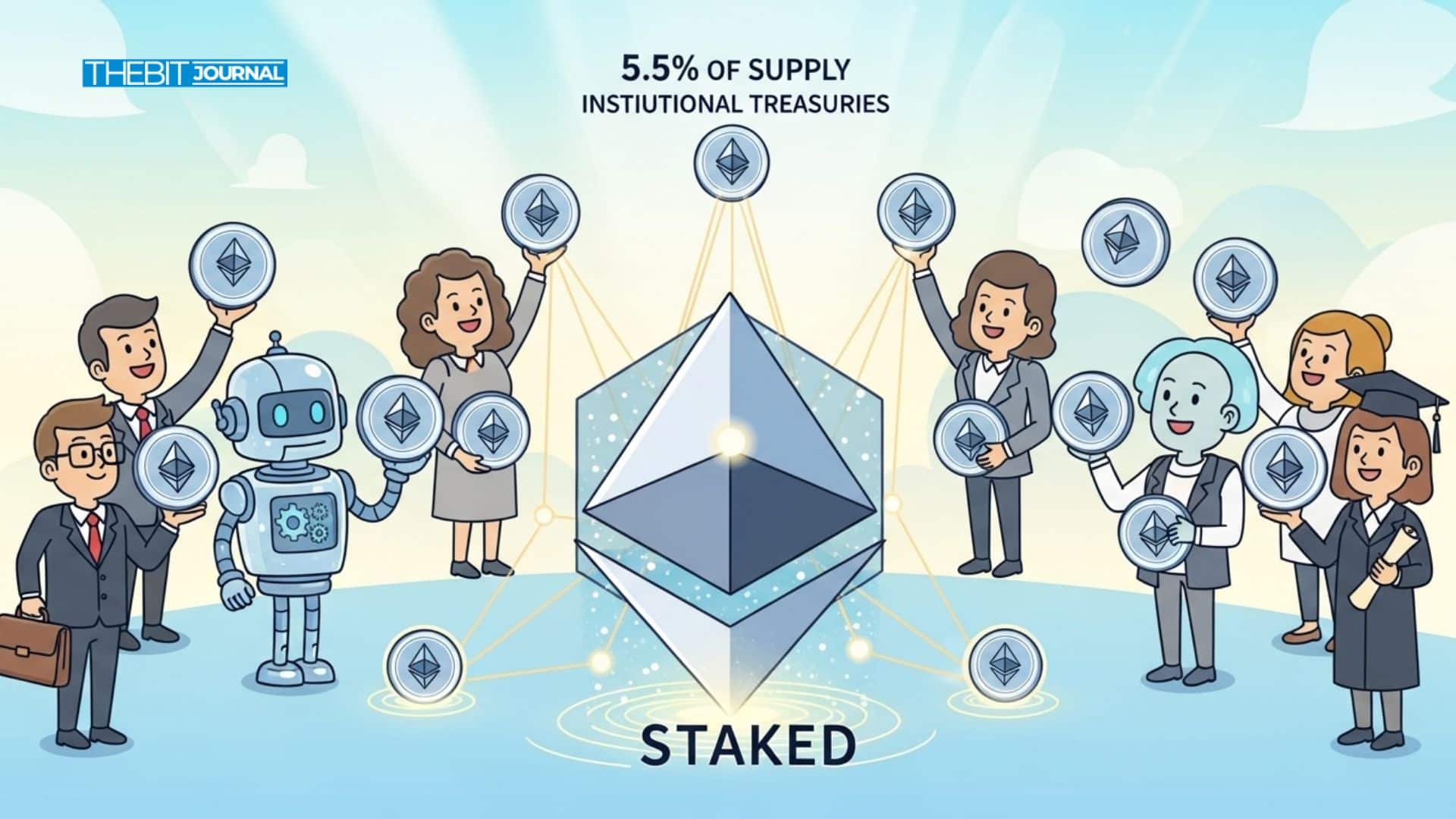 Ethereum Staking Expands as Corporate Treasuries Lock Up 5.5% of ETH 9 Ethereum Staking Expands as Corporate Treasuries Control 5.5% of ETH