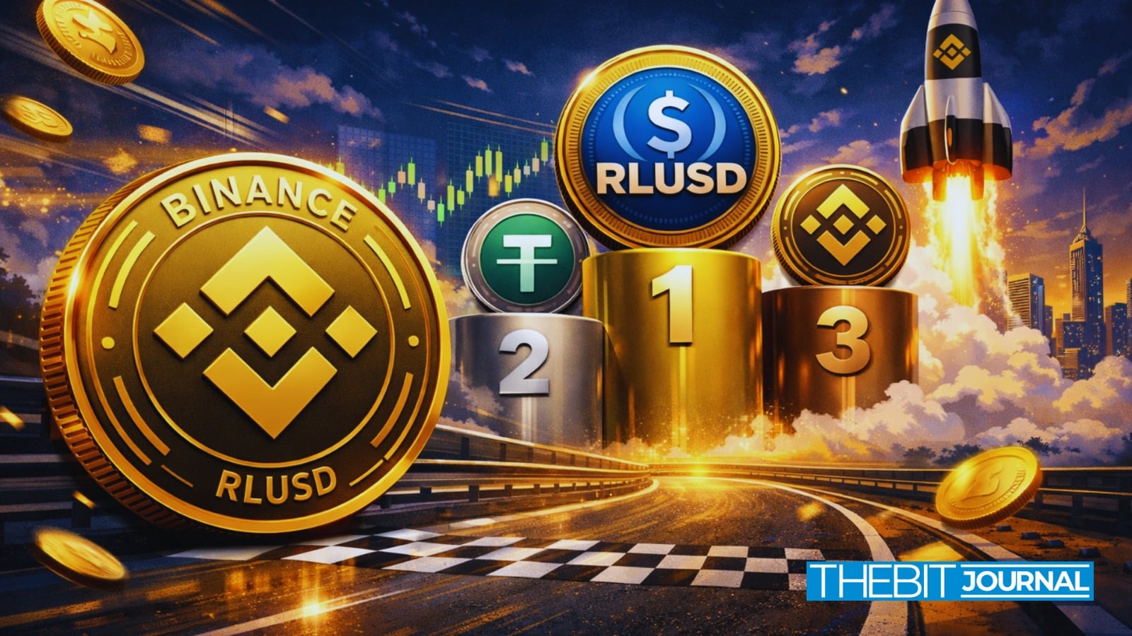 Binance RLUSD Chases Top Three Position