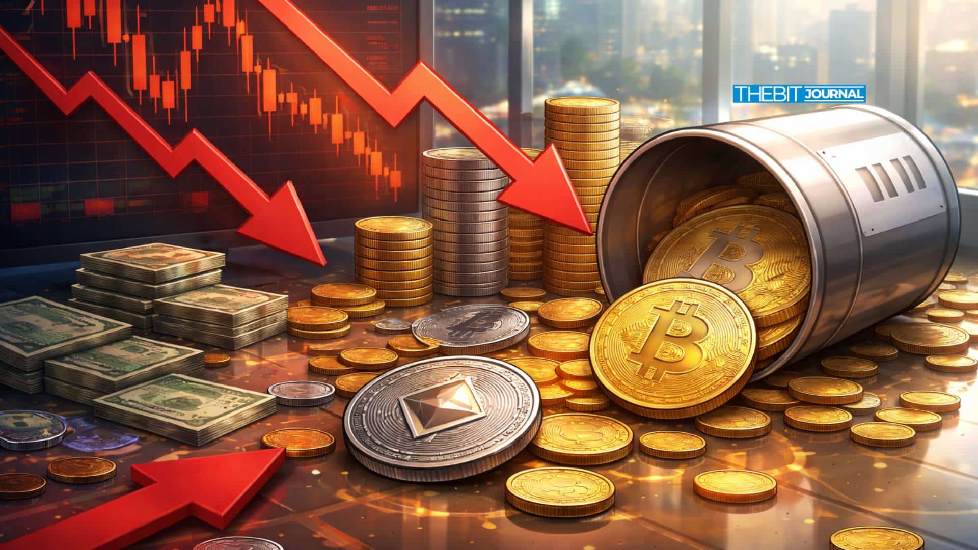 Crypto Funds Record $1.73B Outflows, Largest Since November 2025